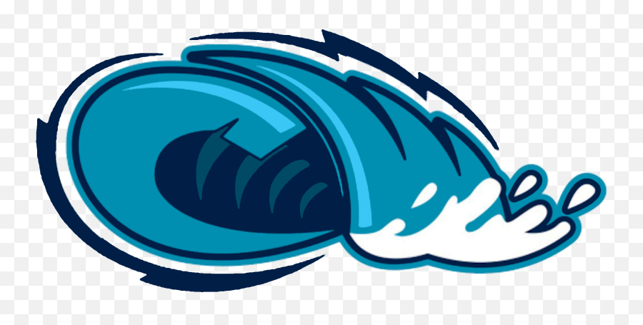 Crashing Waves Banner Transparent Stock - Tidal Wave Clipart Logo Png,Cartoon Wave Png