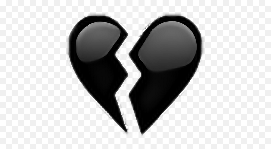 Black Tumblr Stuff Brokenheart Broken - Broken Heart Png,Heart Png Tumblr
