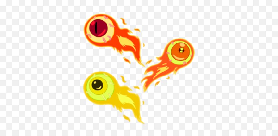 Flaming Eyeballs - Eye Adventure Time Png,Eyeballs Png
