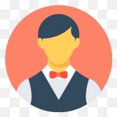 Waiter Vector Svg Icon - Transparent Hotel Staff Icon Png,Waiter Png