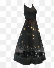 Holy Starry Night - Love Nikki Black Hair Png,Starry Night Png