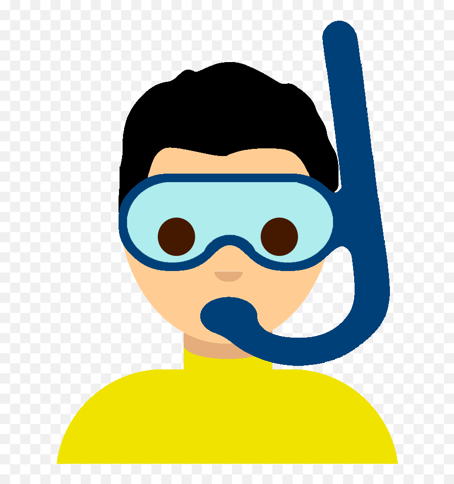 Download Hd Scuba - Scuba Diver Face Clipart Png,Boy Emoji Png