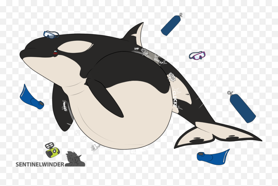 Killer Whale Clipart Big - Cartoon Orca Png,Killer Whale Png