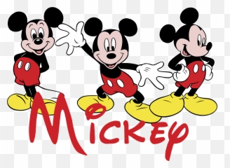 Mickey Mouse Logo Png Transparent Svg - Vector