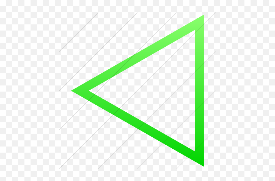 Simple Ios Neon Green Gradient Classic - Green Triangle Icon Png,Neon Triangle Png