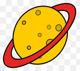 Space Clipart Cartoon Planet - Png
