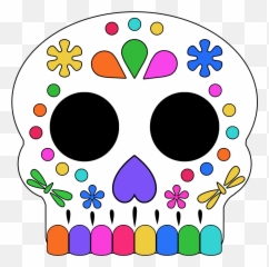 Day Of The Dead Masks Sugar Skulls Free Printable Paper - Day Of The Dead Printable Png,Skull Mask Png