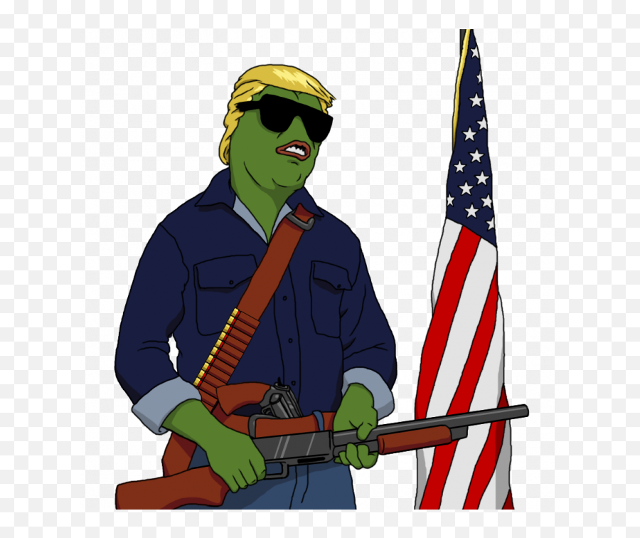 Download Hd U0027alt Rightu0027 And Trump Supporters Rally Around - They Live Pepe Png,Pepe Face Png