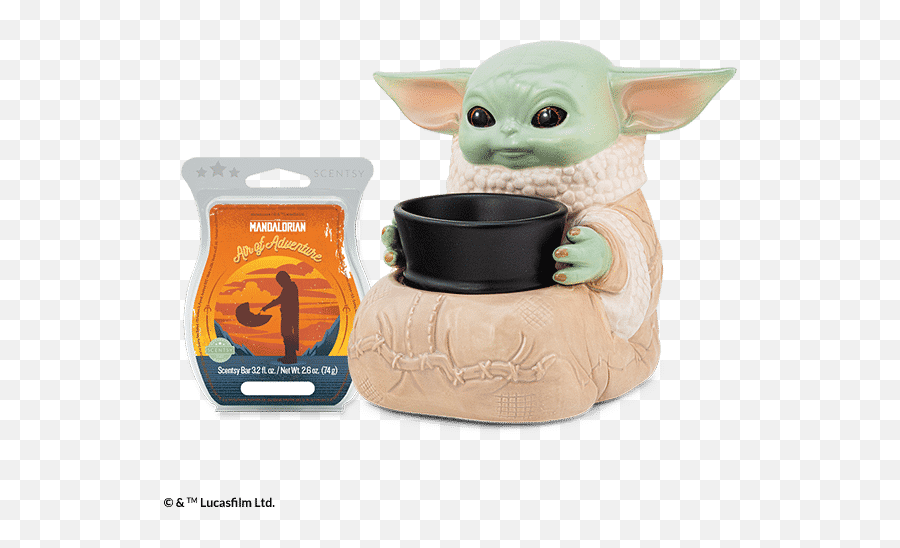 The Child Baby Yoda Scentsy Warmer U0026 Bar Mandalorian Star Wars Presale - Scentsy The Child Warmer Png,Mandalorian Png