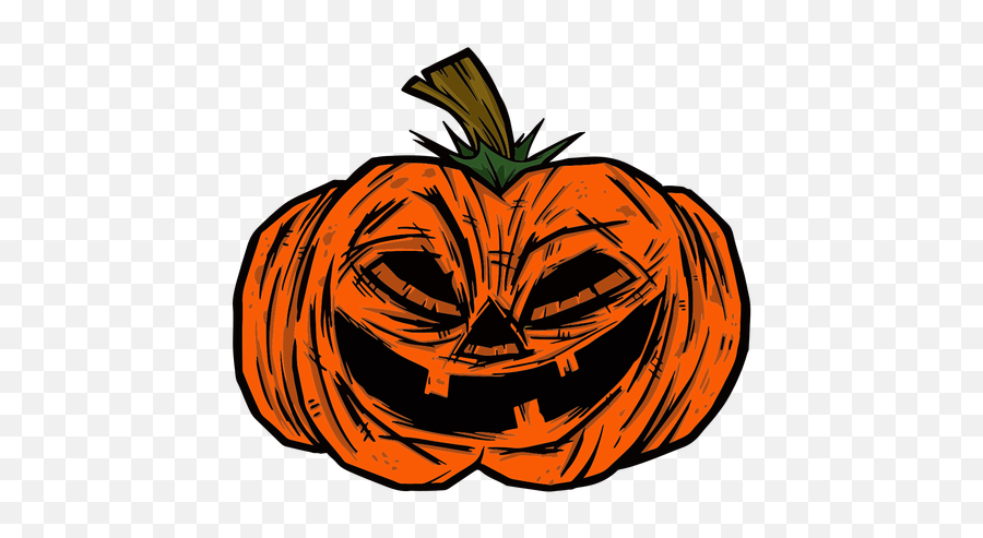Creepy Pumpkin Illustration - Transparent Png U0026 Svg Vector File Scary Pumpkin Clipart,Happy Thanksgiving Transparent Background