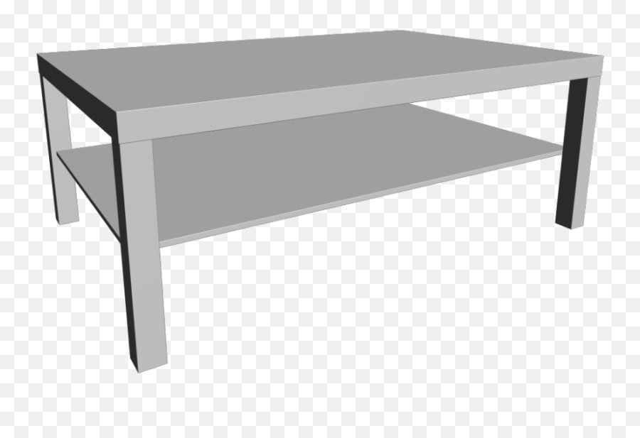Lack Coffee Table White - Design And Decorate Your Room In 3d Solid Png,White Table Png
