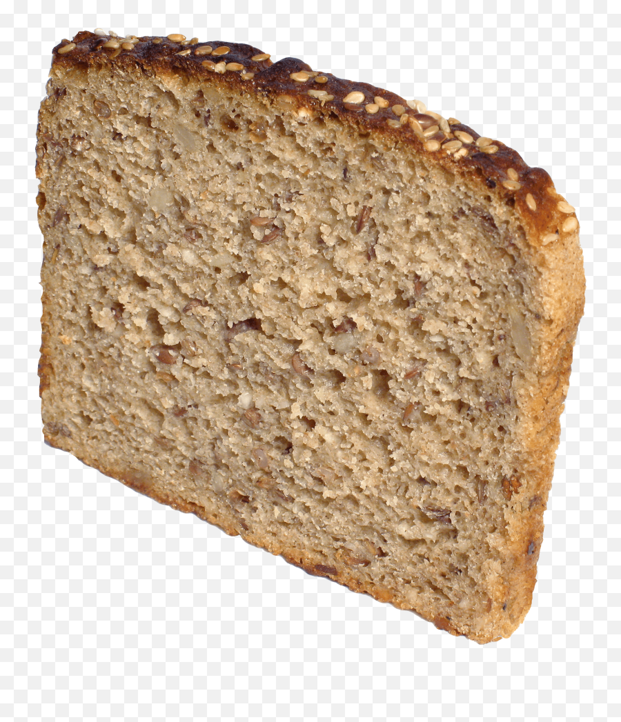 Slice Of Brown Bread Transparent Png - Bread Slice Transparent Background,Bread Slice Png