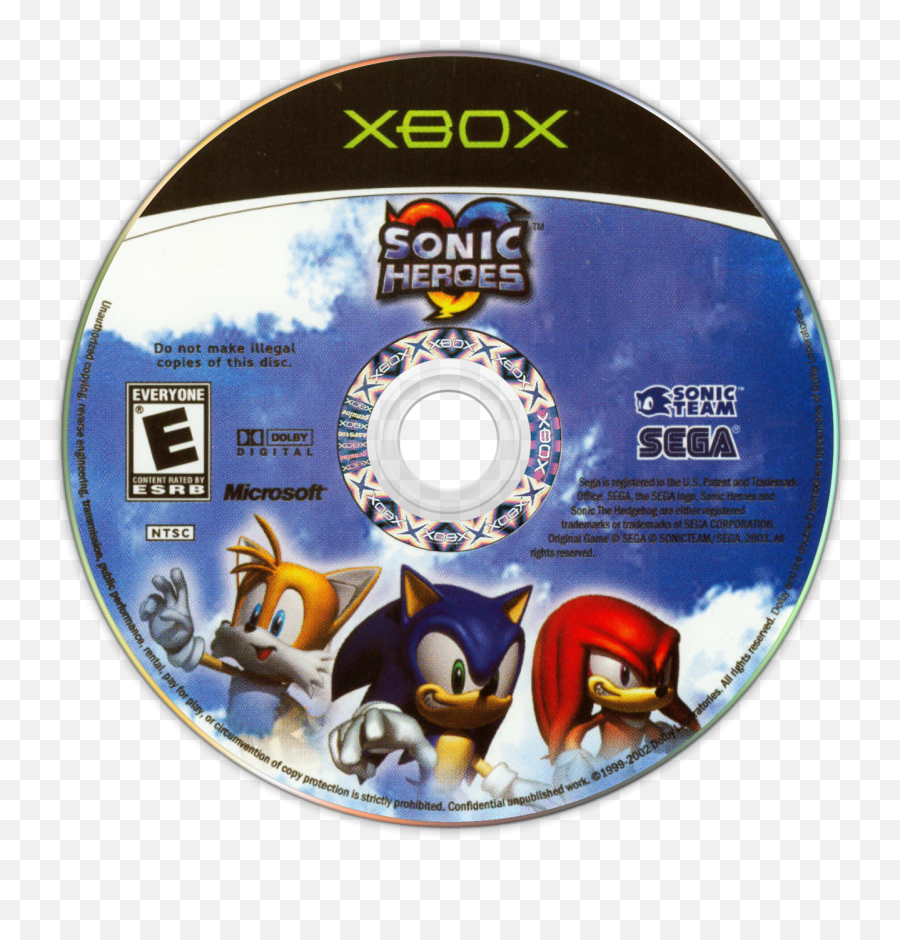Sonic Heroes Details - Launchbox Games Database Optical Disc Png,Sonic Heroes Logo