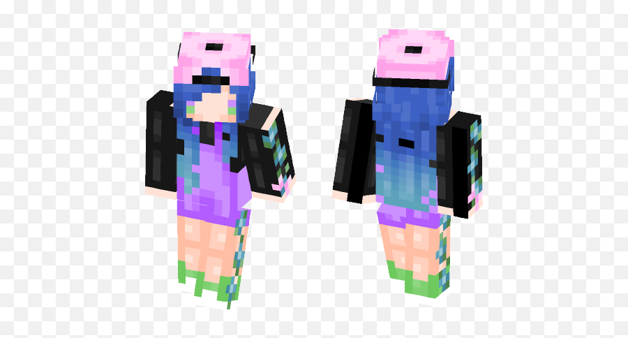 Download Pastel Grunge Tumblr Minecraft Skin For Free - Fictional Character Png,Tumblr Grunge Png