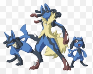 Lucario - Lucario Evolution Png,Lucario Transparent
