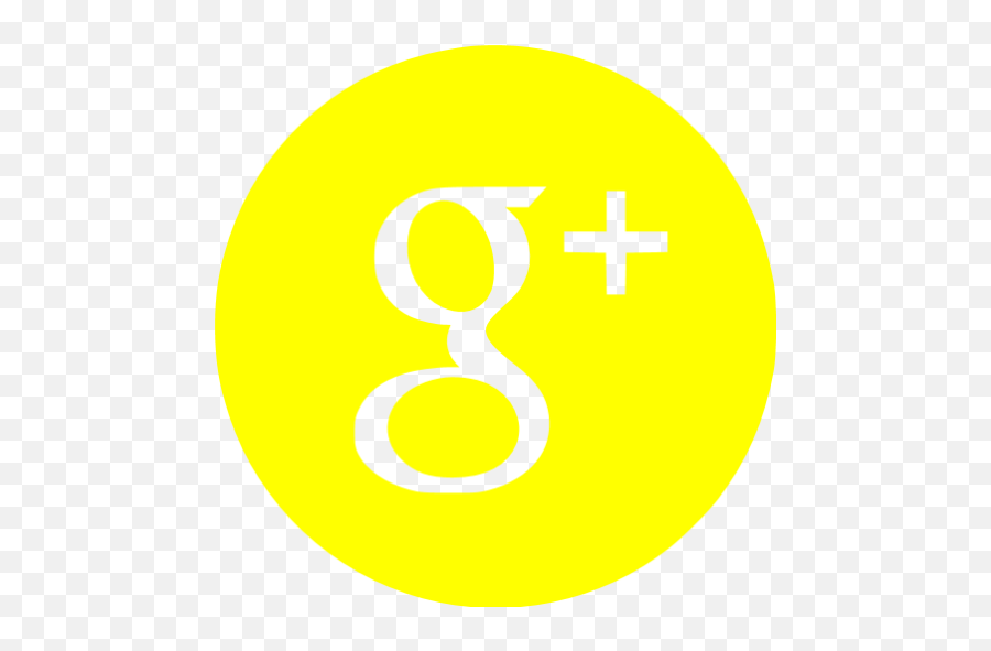 Yellow Google Plus 4 Icon - Free Yellow Social Icons Google Photos Yellow Icon Png,Google Plus Icon White Png