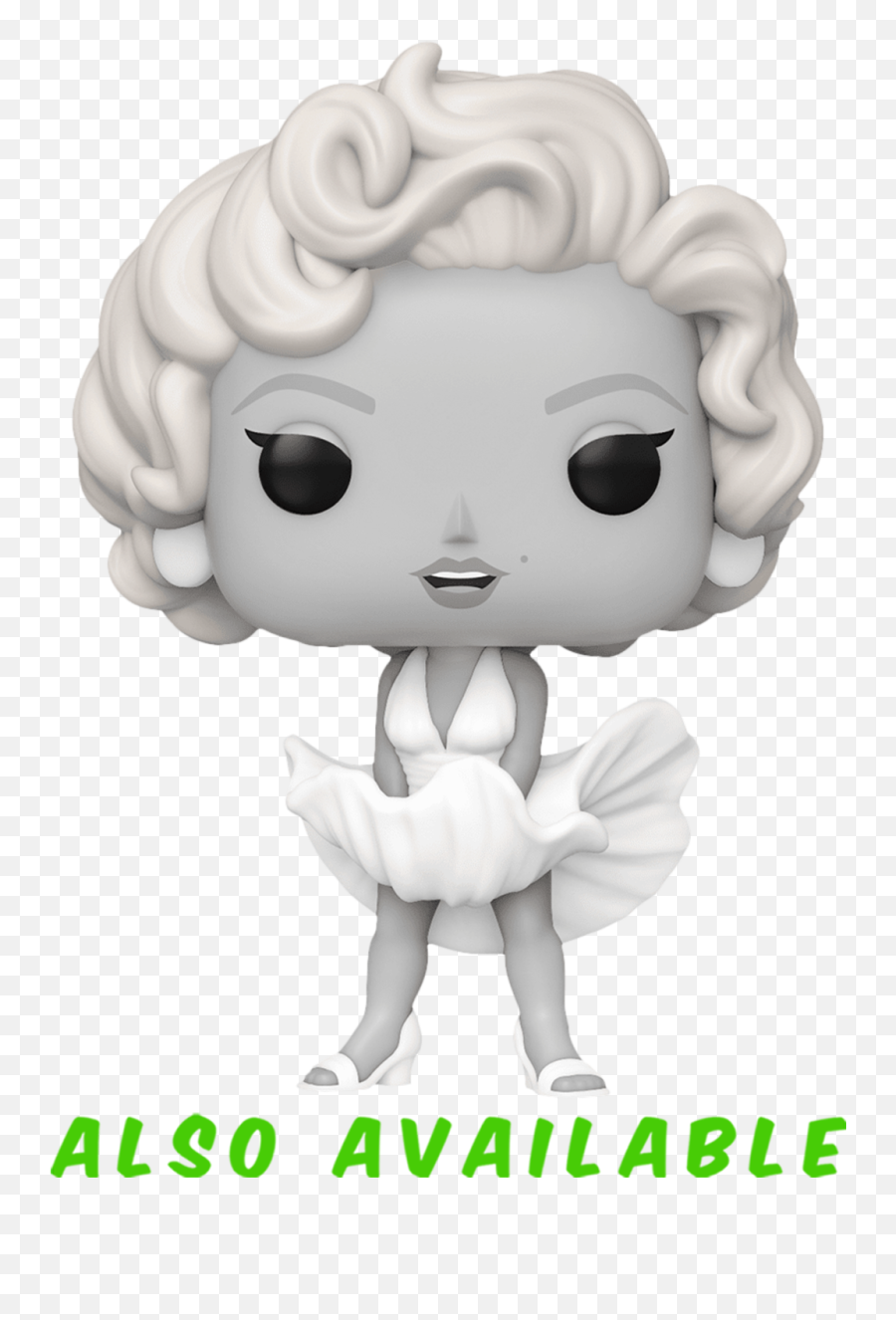 White Dress 24 Marilyn Monroe Pop Icons Pinbacks Bobbles - Maralyn Monroe Funko Pop Png,Monkey D Luffy Icon