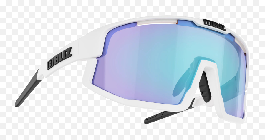 Bliz Vision White Frame With Blue Lens - Bliz Vision Png,Jawbone Icon Accessories