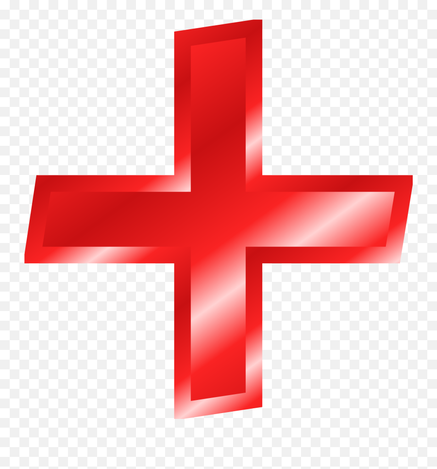 Library Of Red Medical Cross Png Transparent Download - Signo Mas Color Rojo,Red Effect Png