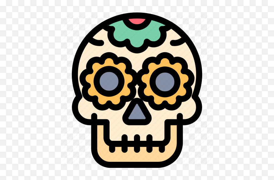 Cinco De Mayo Event Mexico Skull Icon - Clip Art Png,Cinco De Mayo Png