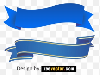 Blue Ribbon Vector Free - FREE Design Cdr Ai EPS Png