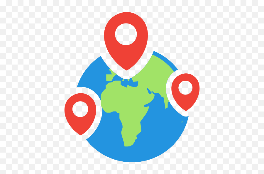 World Map Pin Icon Png And Svg Vector Free Download - Vertical,Pin Icon