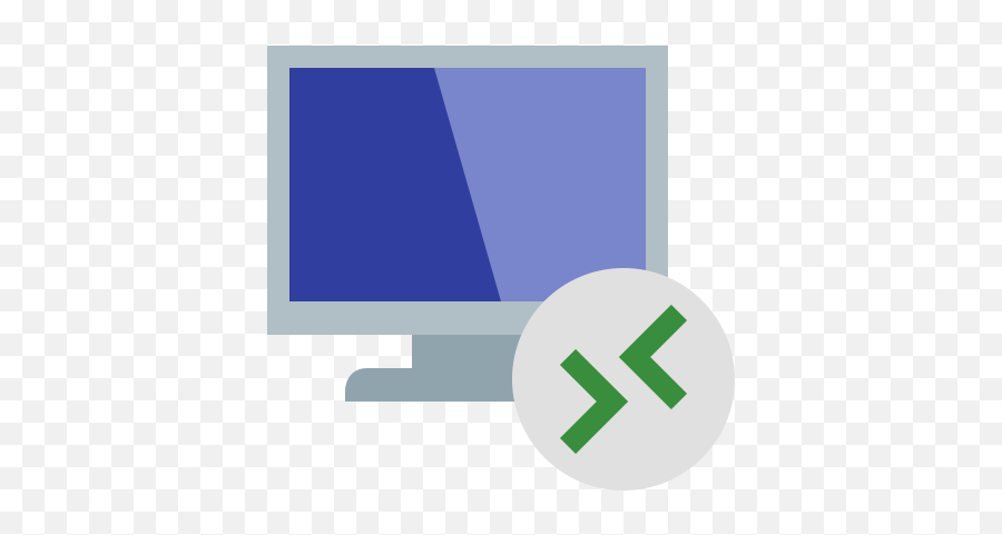Remote Desktop Icon In Color Style - Icon Rdp Ico Png,The Weather Channel Desktop Icon