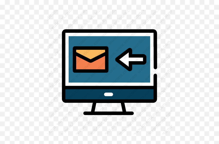 Download Sending Email Vector Icon Inventicons - Lcd Png,Email Share Icon