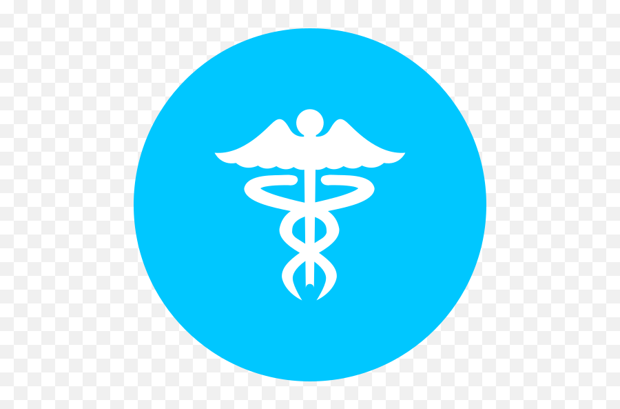 Caduceus Icon Doctor Healthcare Care - Blue Healthcare Icon Png,Pharmacie Icon
