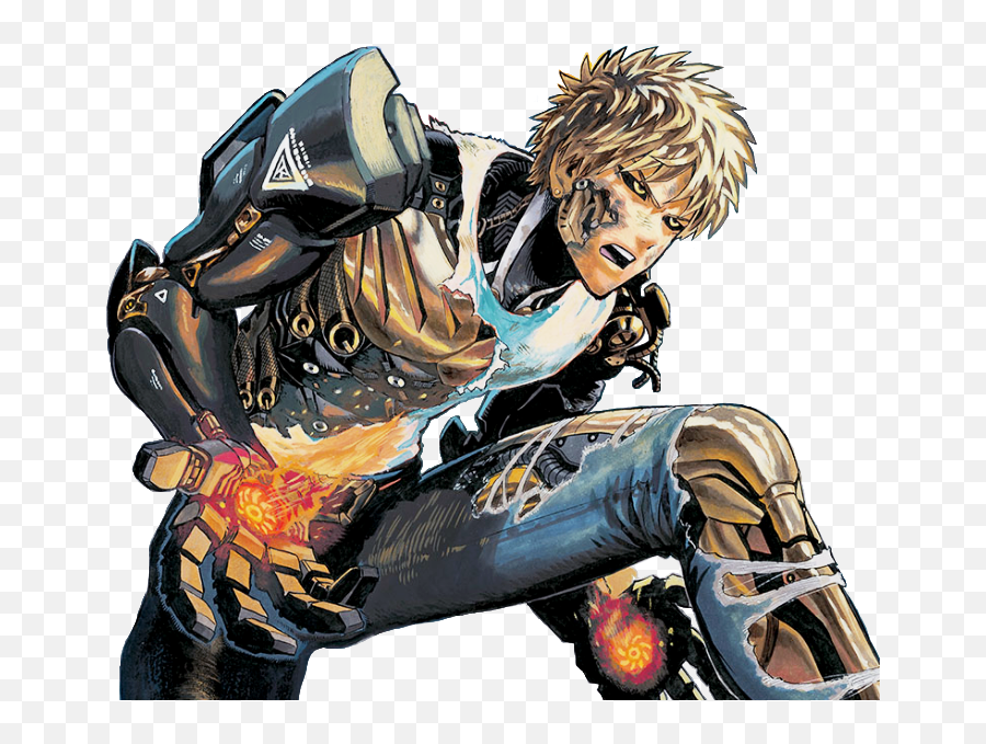 Cyborg Prince - One Punch Man Genos Png,Saitama Transparent