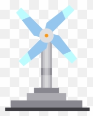 Wind Turbine - Free industry icons Vertical png