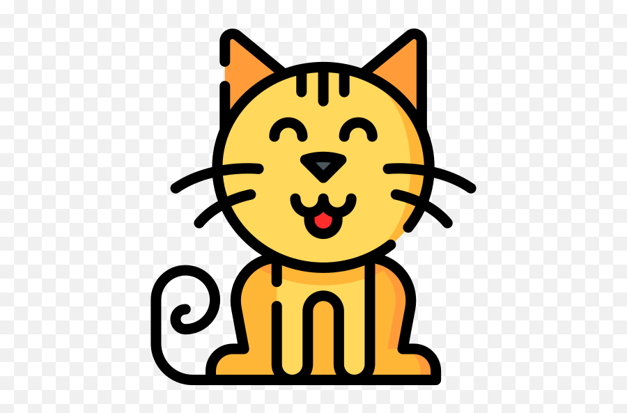 Cat - Free Animals Icons Perro Flaticon Png,128x128 Icon Cat