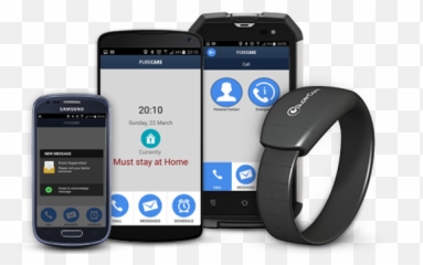 Supercom Quarantine Monitoring Solution - Supercom Bracelet png