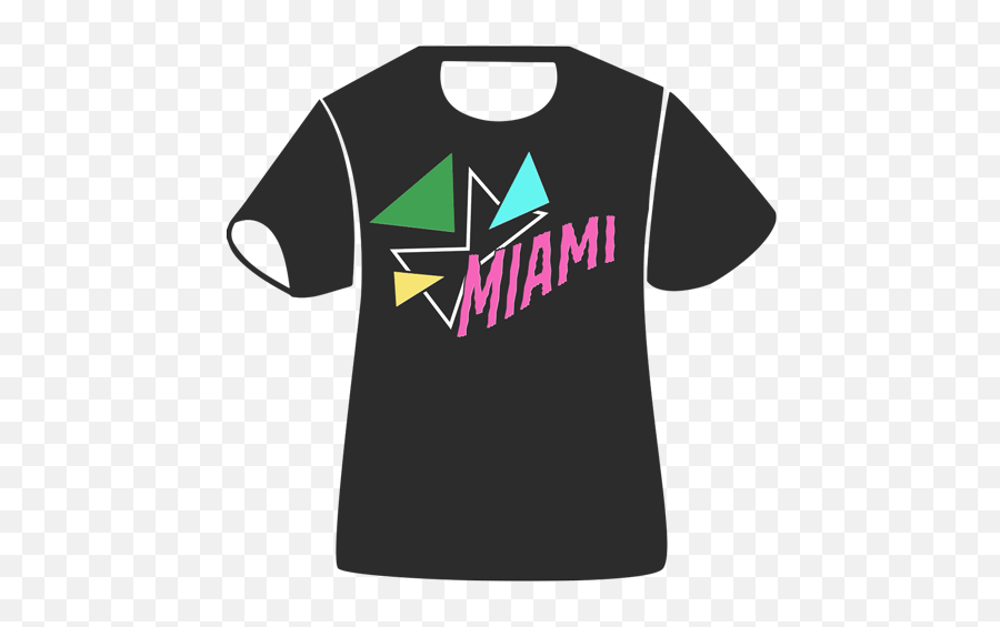 Miami Printed U2013 A T - Shirt Screen Printing Studio For Brands Short Sleeve Png,The W Miami Icon