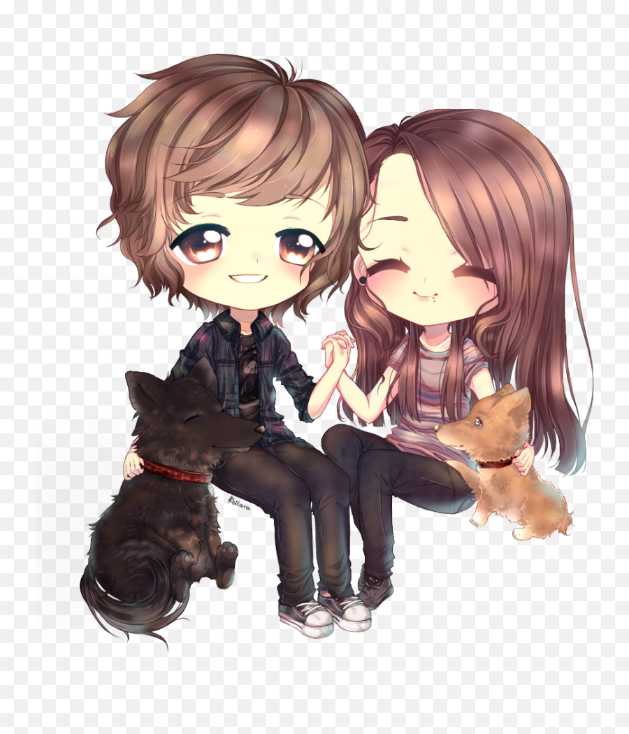 Download Free Chibi Couple Pic Anime Hd Image Icon Png Cute