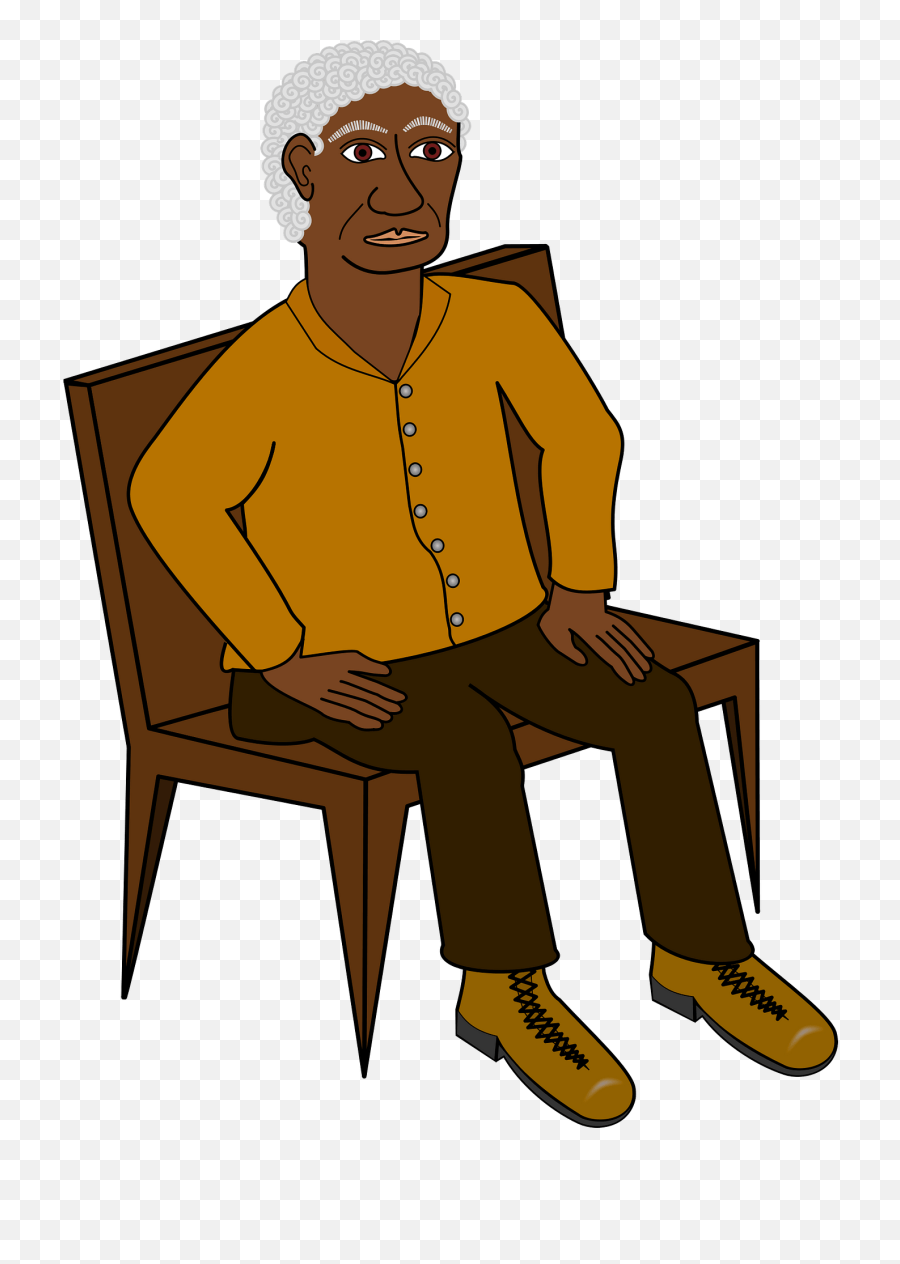 Sitting Man Clipart Free Download Creazilla - Clip Art Person Sitting In Chair Png,Sitting Man Png