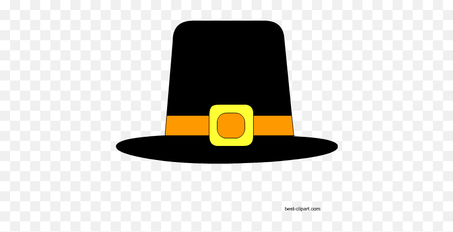 Thanksgiving Hat Png Picture - Pilgrim Cap Clipart Transparent Background,Pilgrim Hat Png