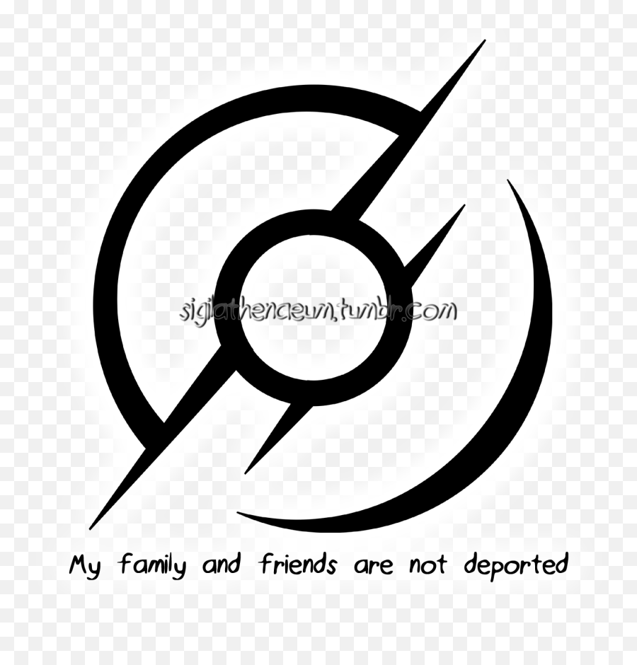 My Family And Friends Are Not Deportedu201d Sigil Circle Png Ko - fi Logo Transparent