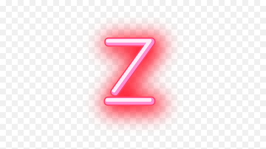 Letterhead Red Neon Alphabet Z - Transparent Png U0026 Svg Number,Z Logo