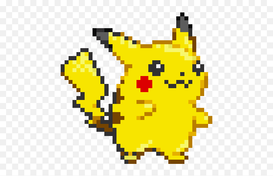 Pixel Gif Pikachu Transparent - Pikachu Pixel Png Gif,Pikachu Transparent
