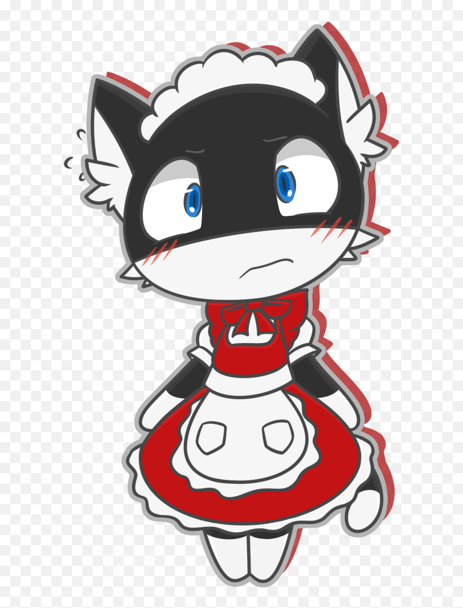 Download Morgana Maid Butler Dlc - Morgana Fanart Persona 5 Png,Morgana Png