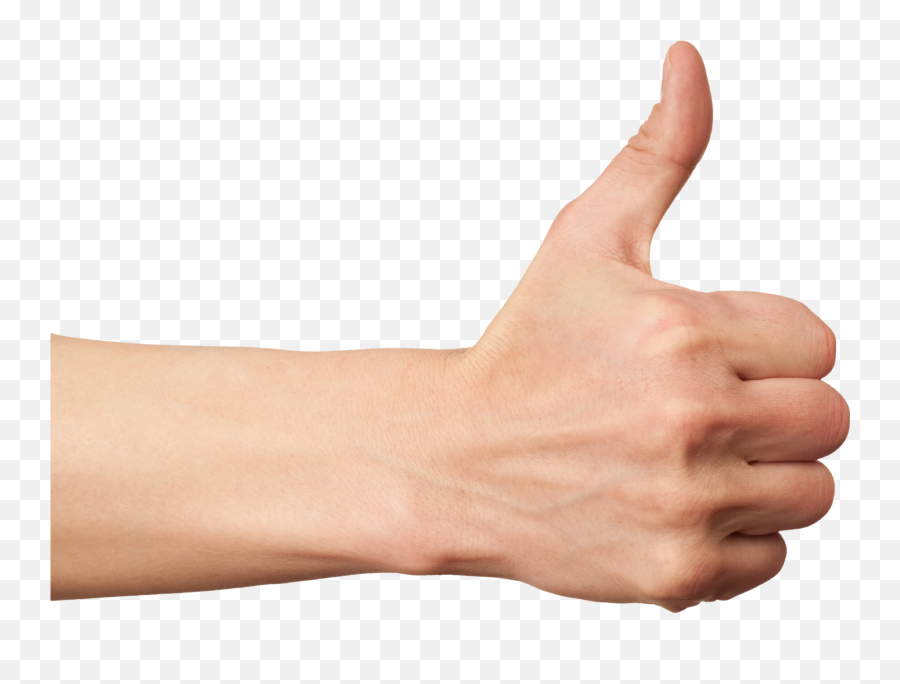 Transparent Png - Hand Thumbs Up Png,Youtube Thumbs Up Png