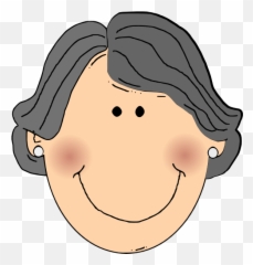 Grandmother Face Clipart - Grandma Face Clipart Png,Grandma Png