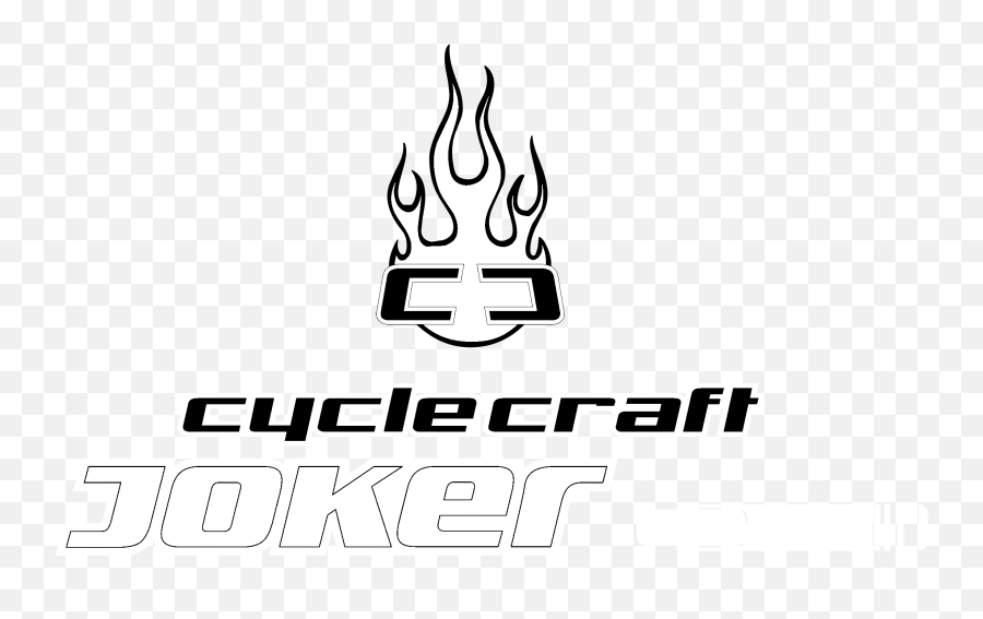 Download Cyclecraft Joker Logo Black And White - Calligraphy Clip Art Png,The Joker Logo