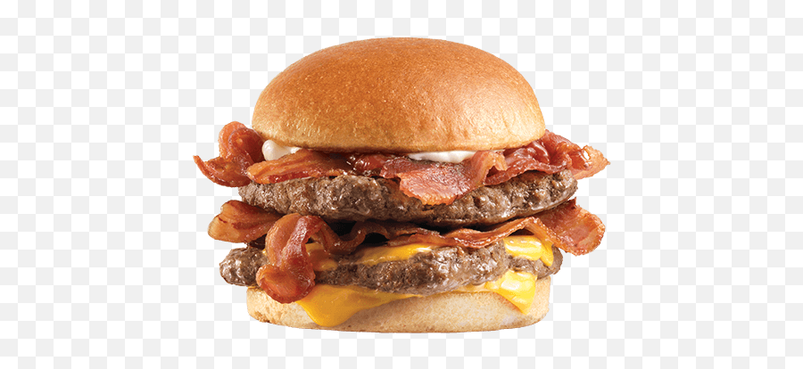 Baconator - Wendy S Food Png,Hamburger Transparent Background