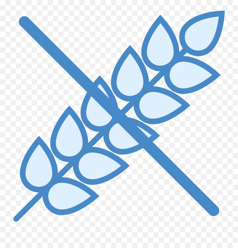 Download The Icon For No Gluten Uses A Stalk Of Wheat Laying - Álvaro Obregon Garden Png,Corn Stalk Png
