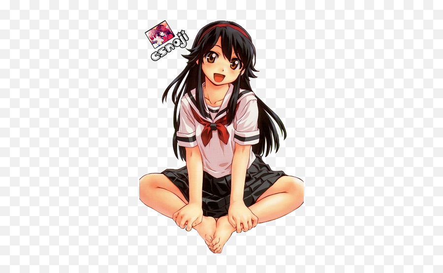 Renders - Csnoji Designer Anime Render Sit Png,Anime Girl Sitting Png