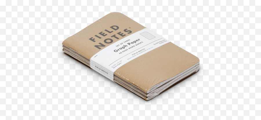Field Notes Notebooks Original Kraft Edition 3 - Pack Graph Paper Field Notes Notebook Plain Png,Graph Paper Png