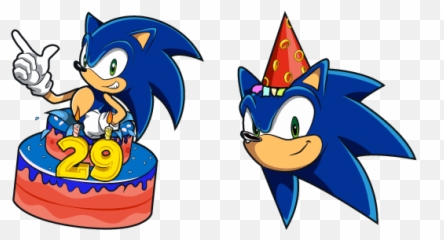 Sonic The Hedgehog 29th Birthday Cursor U2013 Custom - The png