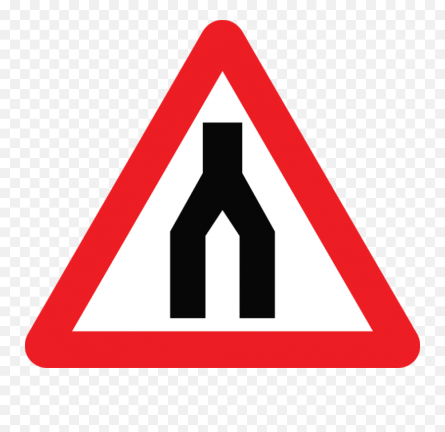 Road Signs Split Merge Clip Art - Vector End Of Dual Carriageway Road Sign Png,Road Sign Png